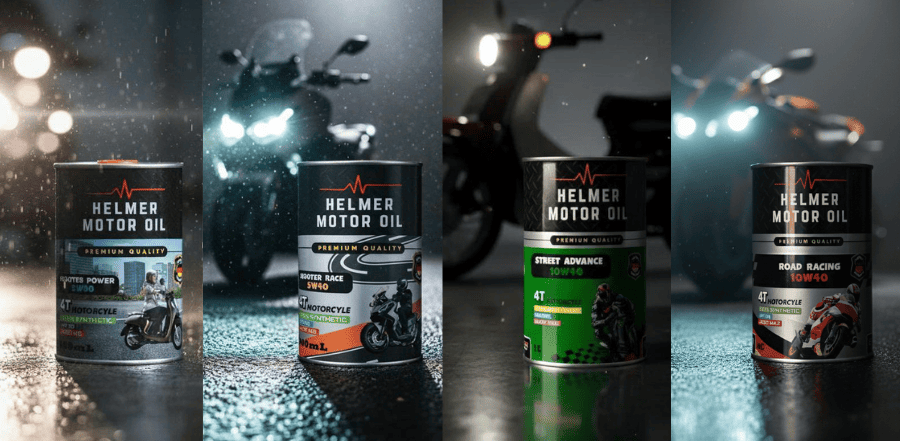 dầu nhớt động cơ xe máy helmer motor oil 2