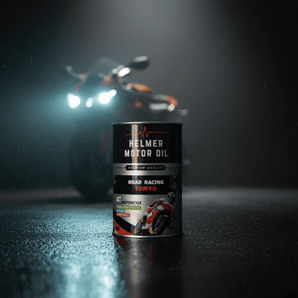 dầu nhớt động cơ xe máy helmer motor oil cho xe PKL phân khối lớn road racing 10w40