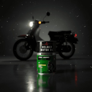 dầu nhớt động cơ xe máy helmer motor oil cho xe PKN số côn tay street advance 10w40