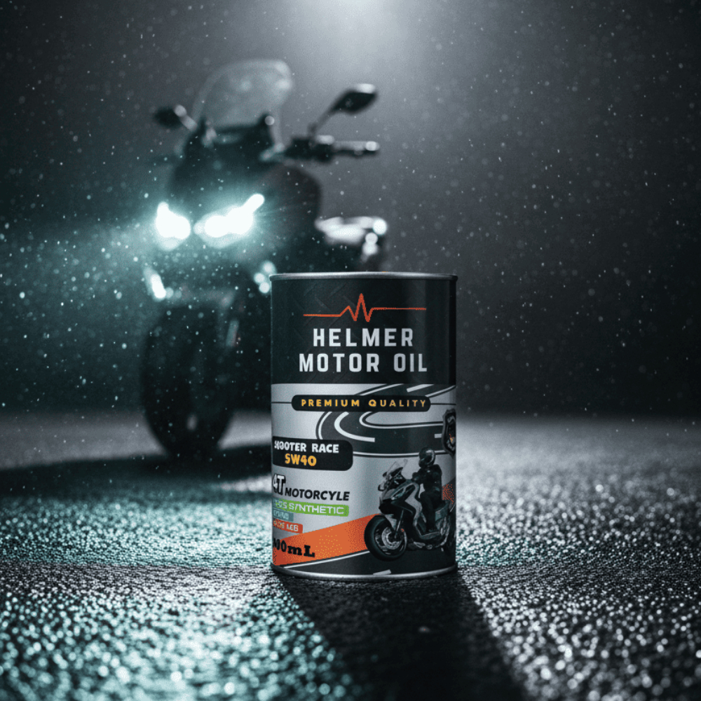 dầu nhớt động cơ xe máy helmer motor oil cho xe tay ga scooter race 5w40