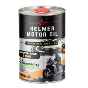 Helmer motor oil Scooter Race 5W40 dầu nhớt xe tay ga PKL trên 150cc