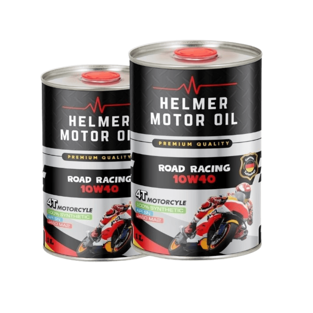 combo helmer motor oil road racing 10w40 dầu nhớt xe PKL cao cấp