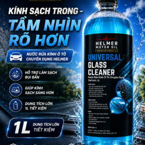 NƯỚC RỬA KÍNH Ô TÔ HELMER – KÍNH SẠCH TRONG, TẦM NHÌN RÕ